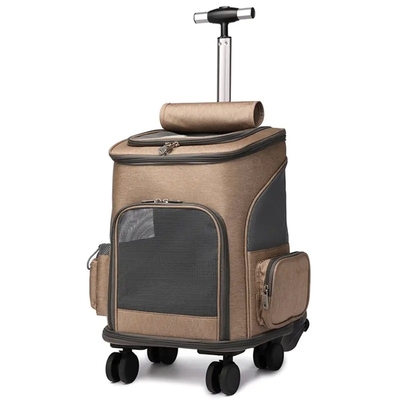Carrello sostenibile impermeabile all'aperto di viaggio dell'animale domestico della borsa di trasportatore dell'animale domestico di viaggio di modo