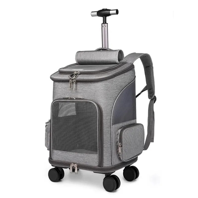 Carrello sostenibile impermeabile all'aperto di viaggio dell'animale domestico della borsa di trasportatore dell'animale domestico di viaggio di modo