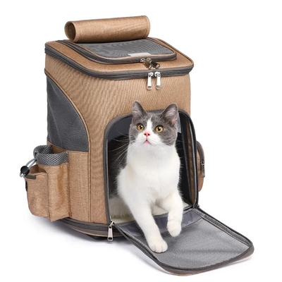 Carrello sostenibile impermeabile all'aperto di viaggio dell'animale domestico della borsa di trasportatore dell'animale domestico di viaggio di modo